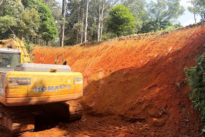 Fotos dos serviços de terraplenagem da São Caetano Terraplenagem