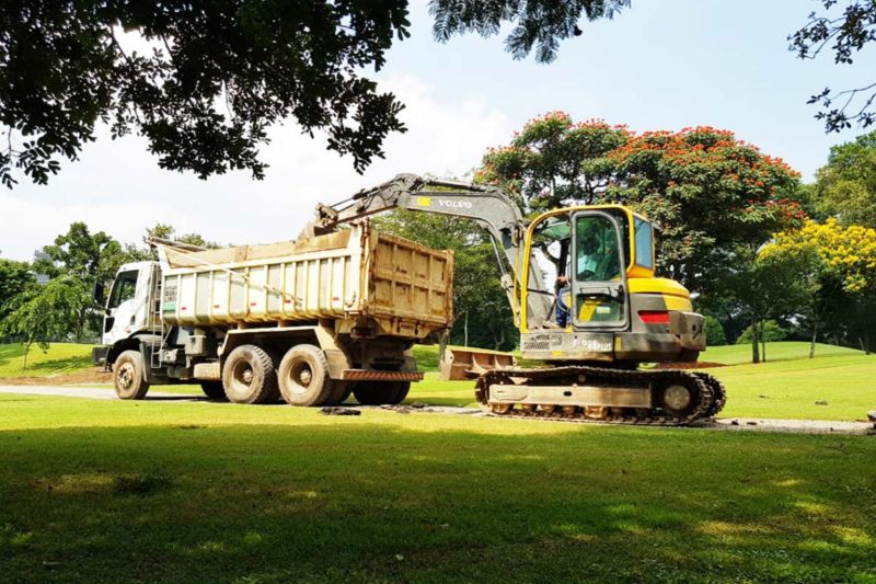 Fotos dos serviços de terraplenagem da São Caetano Terraplenagem